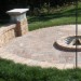 Paver circle/ pillar lights Photo