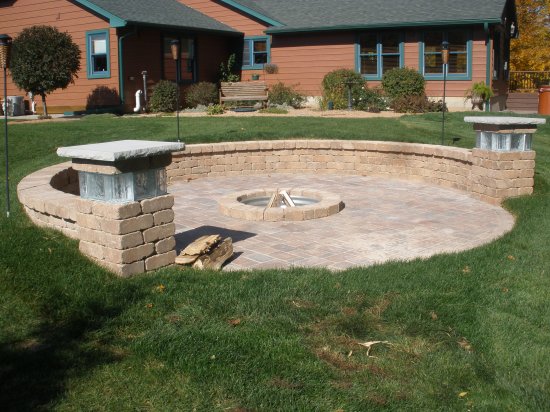 Paver circle Photo