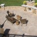 Paver Patio/ fireplace/ pillars.  Photo