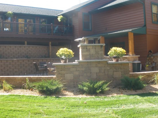 Retaining wall,  Byron Mn Photo